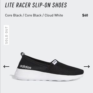 Adidas Lite Racer Slip On Memory Cloud Foam 8